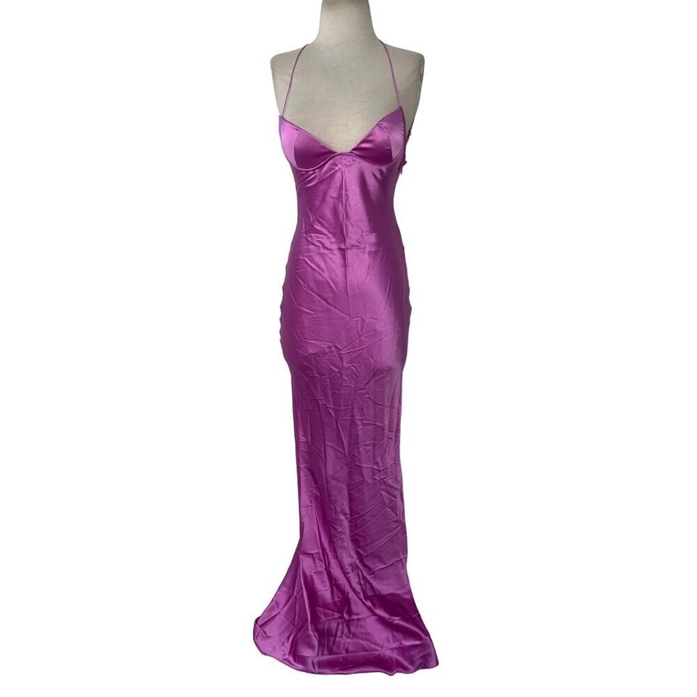 SER.O.YA Andie Silk Gown in Rose Bud New Womens Maxi Long Dress - Picture 4 of 16